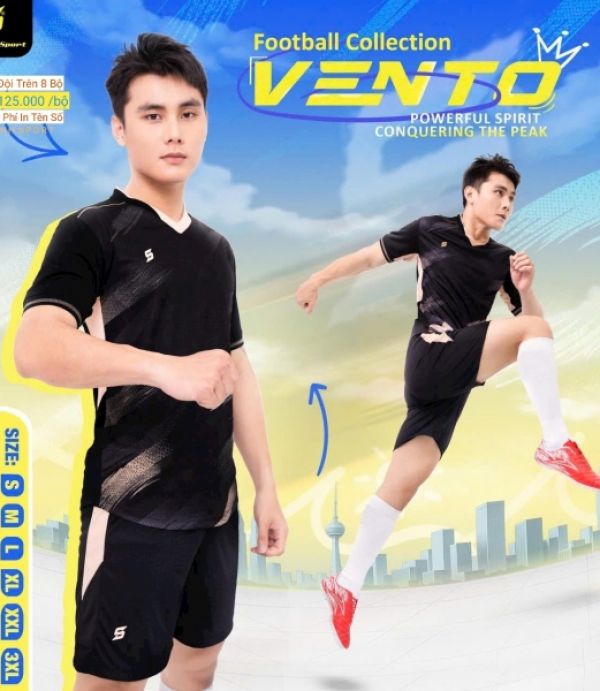 ĐỒ ĐÁ BANH SAO VIỆT VENTO - ĐEN