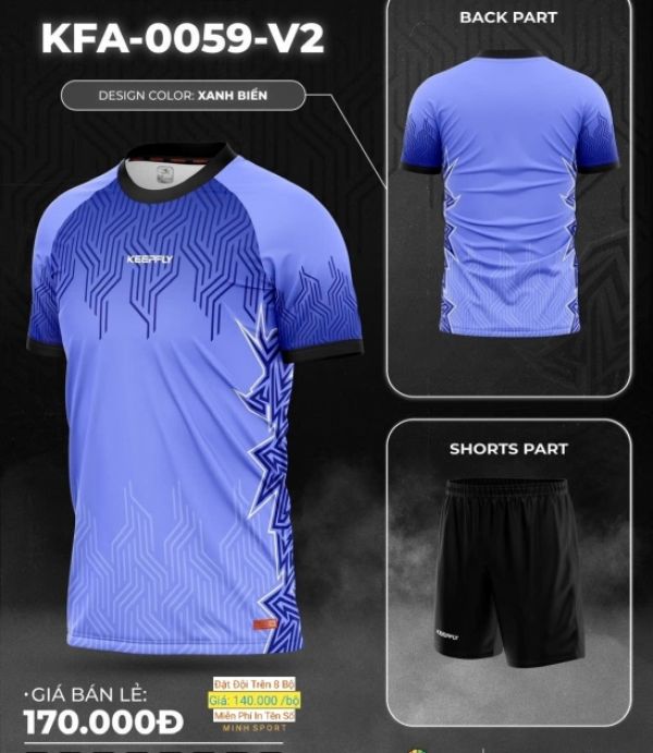 ĐỒ ĐÁ BANH KEEP FLY 0059 - XANH