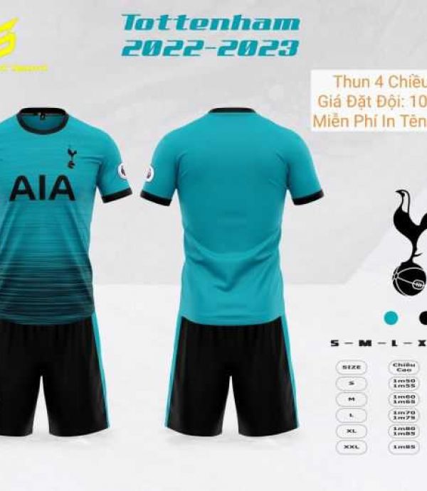 ĐỒ ĐÁ BANH TOTTENHAM XANH 22-23 SV