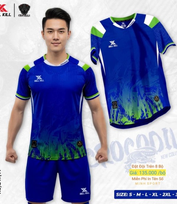 ĐỒ ĐÁ BANH DULL KILL CROCODILE - XANH BÍCH