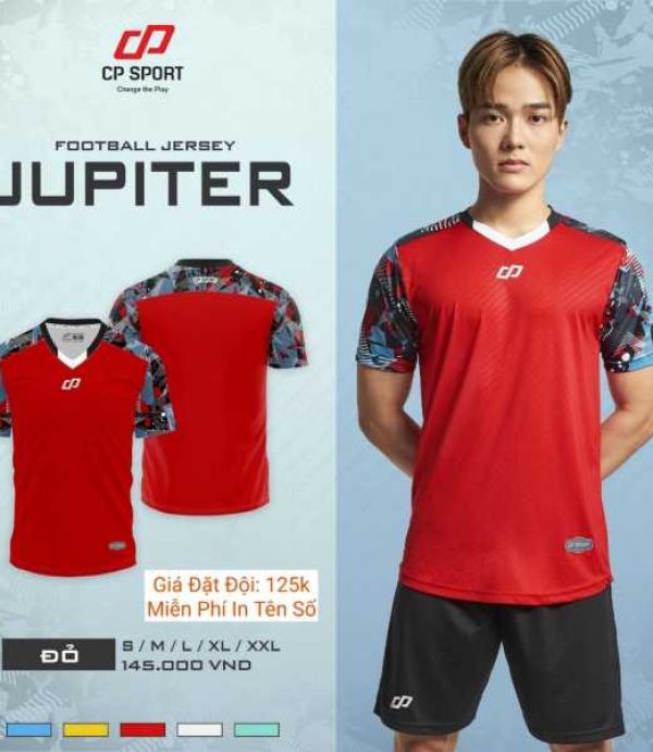 ÁO BÓNG ĐÁ CP JUPITER - ĐỎ