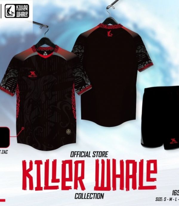 ÁO ĐÁ BANH DULL KILL WHALE - ĐEN