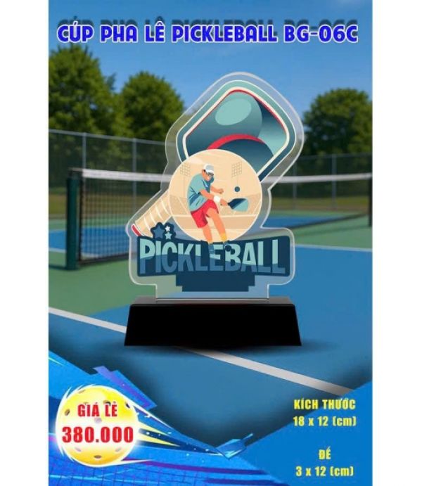  Cúp Pickleball Pha Lê