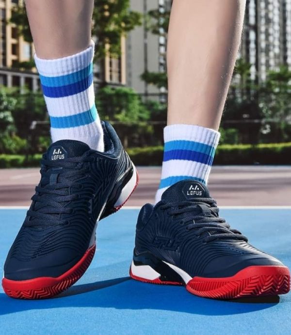 Gìày Pickleball Tennis Lefus 031 Chính Hãng - Đen