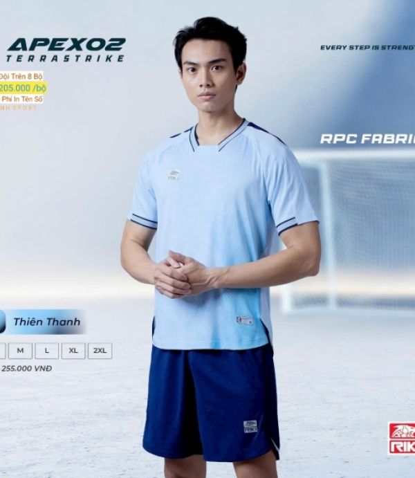 ĐỒ ĐÁ BANH RIKI APEX02 - XANH BIỂN