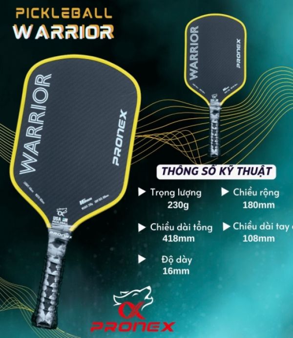  Vợt Pickleball Pronex Warrior - 1 Cây