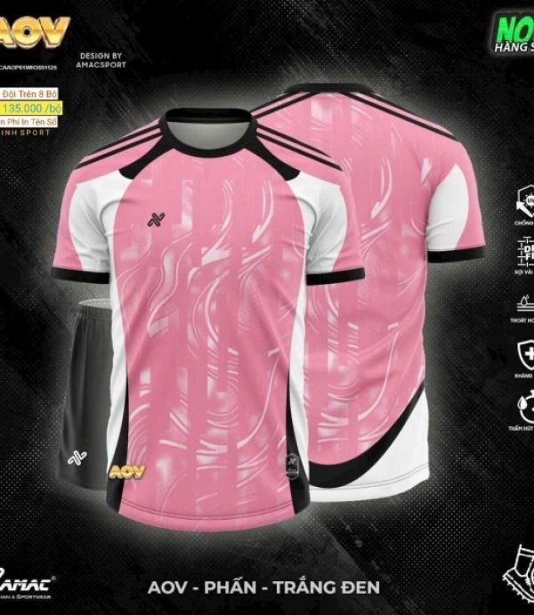 ĐỒ ĐÁ BANH AMAC AOV - HỒNG