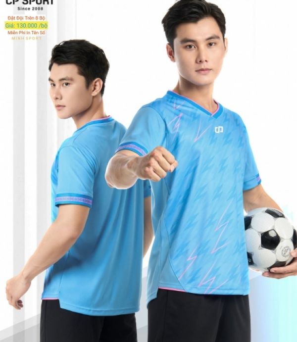 ÁO BÓNG ĐÁ CP BASE 01 - XANH BIỂN