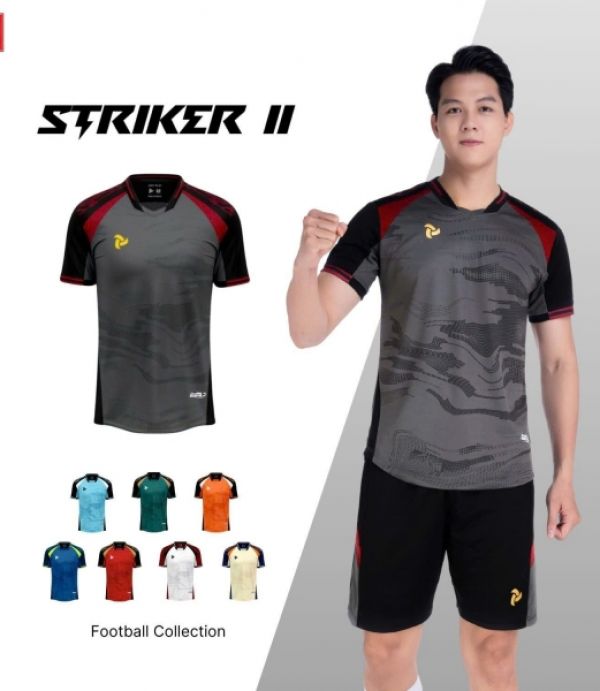 ĐỒ ĐÁ BANH JUST PLAY STRIKER II - XÁM ĐEN