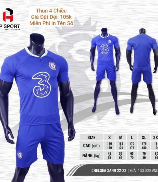 ĐỒ ĐÁ BANH CHELSEA XANH HP