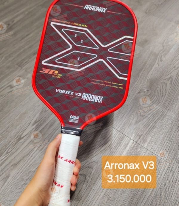 VỢT PICKLEBALL ARRONAX VORTEX V3 CHÍNH HÃNG