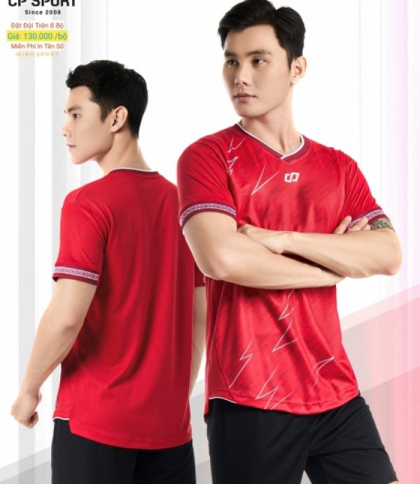 ÁO BÓNG ĐÁ CP BASE 01 - ĐỎ