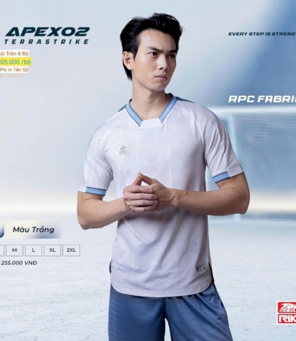 ĐỒ ĐÁ BANH RIKI APEX02 - TRẮNG