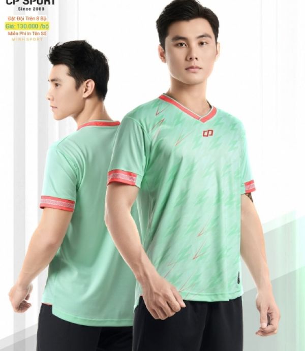 ÁO BÓNG ĐÁ CP BASE 01 - XANH NGỌC