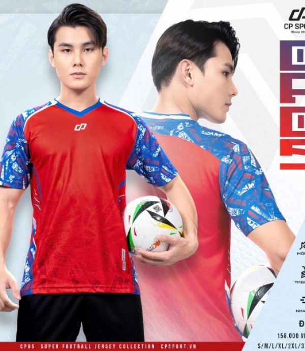 ÁO BÓNG ĐÁ CP 05 - ĐỎ