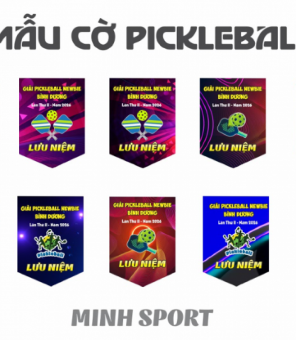 Cờ Lưu Niệm Pickleball