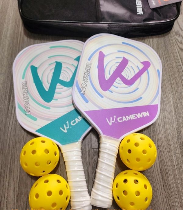 Vợt Pickleball Camewin - 1 Cặp - Tặng 4 Quả Bóng Tập