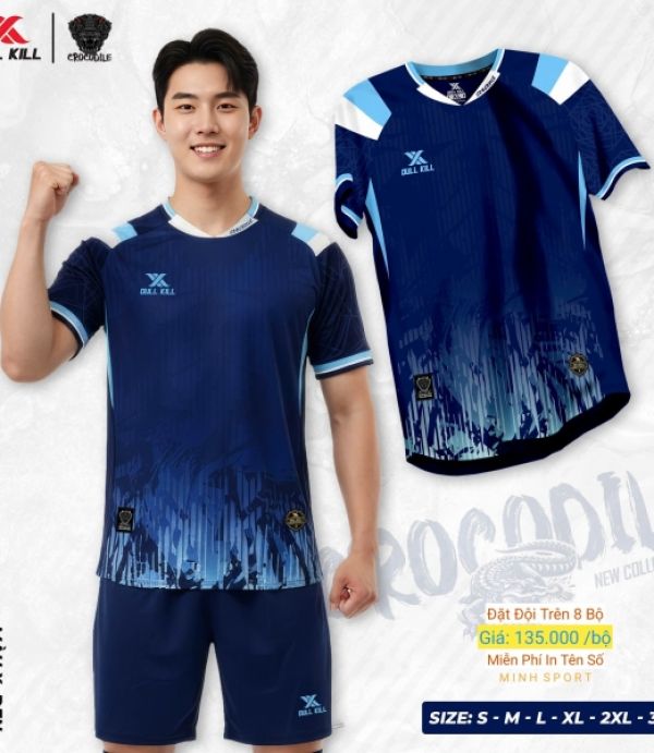 ĐỒ ĐÁ BANH DULL KILL CROCODILE - XANH ĐEN