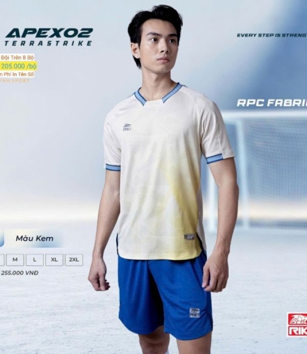 ĐỒ ĐÁ BANH RIKI APEX02 - VÀNG KEM