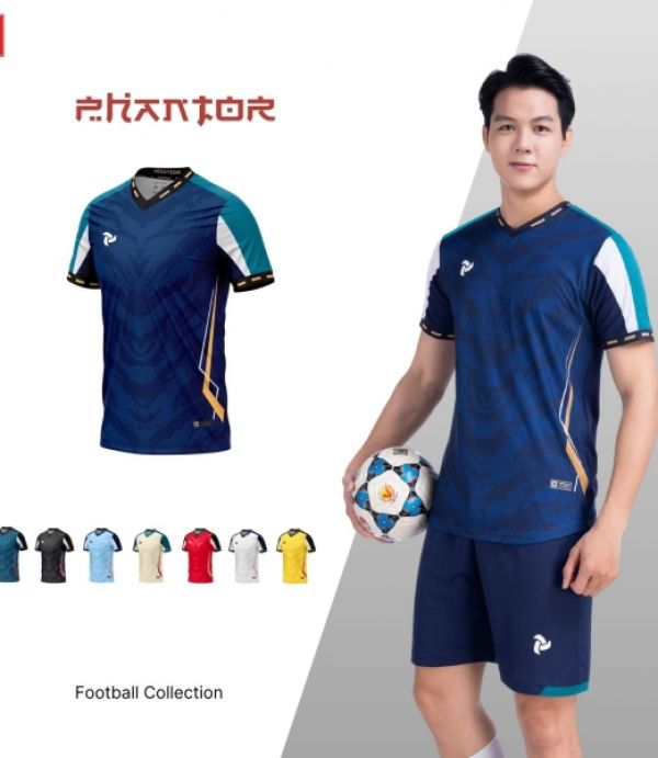 ÁO BÓNG ĐÁ JUST PLAY PHANTOR - XANH ĐEN