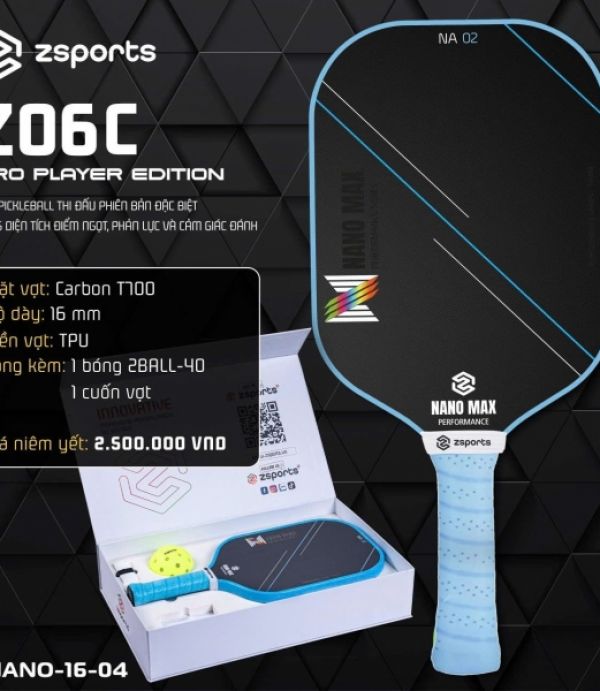 Vợt Pickleball Zsports Z06C