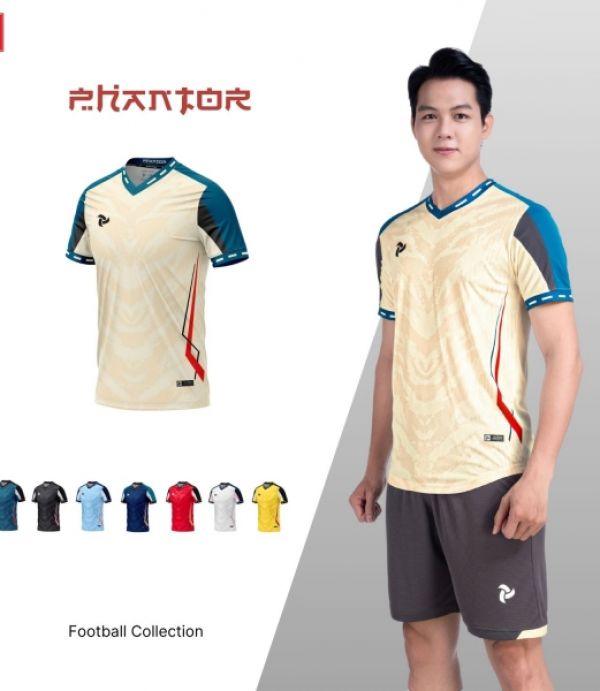 ÁO BÓNG ĐÁ JUST PLAY PHANTOR - VÀNG KEM