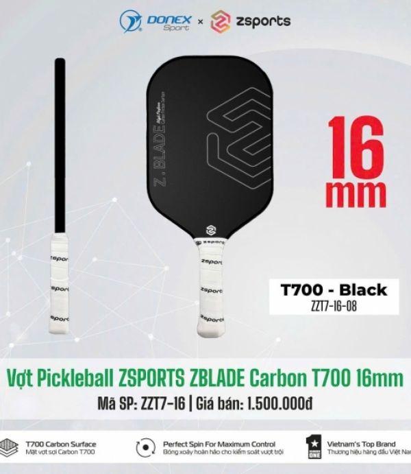 Vợt Pickleball Zsports ZBlade Carbon