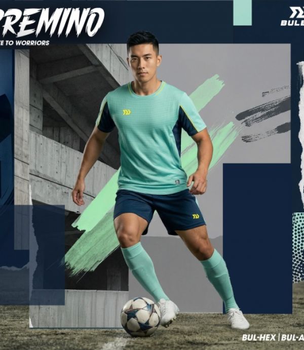 ÁO BÓNG ĐÁ BULBAL PREMINO - XANH NGỌC