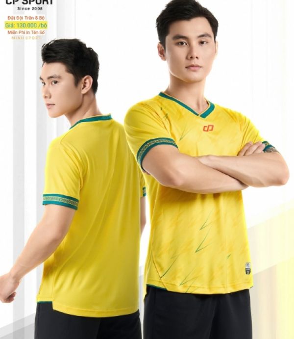 ÁO BÓNG ĐÁ CP BASE 01 - VÀNG