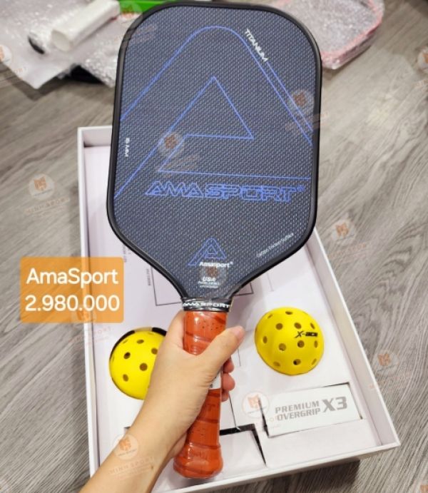 VỢT PICKLEBALL AMASPORT TITANIUM CHÍNH HÃNG