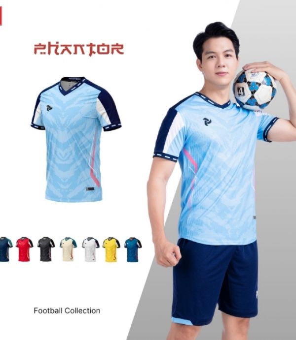 ÁO BÓNG ĐÁ JUST PLAY PHANTOR - XANH BIỂN