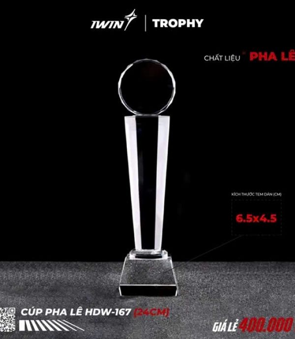 Cúp Pha Lê Iwin