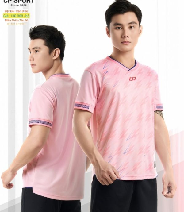 ÁO BÓNG ĐÁ CP BASE 01 - HỒNG