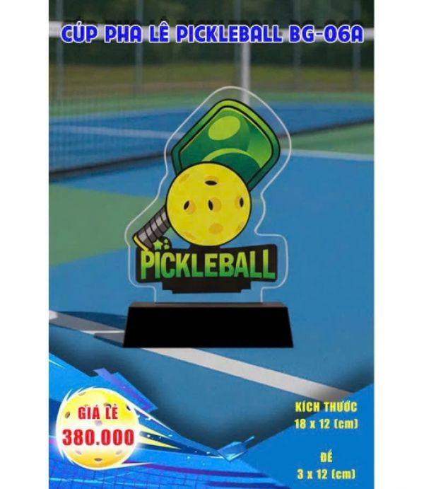 Cúp Pickleball Pha Lê