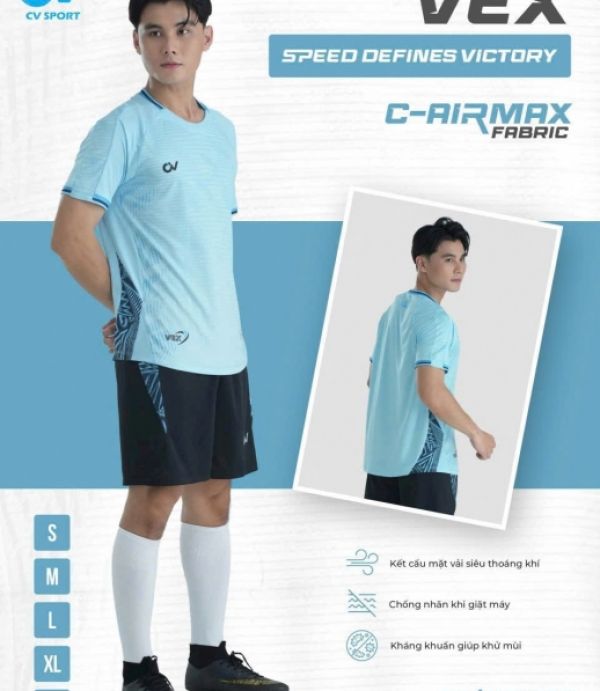 ĐỒ ĐÁ BANH CV VEX - XANH THIÊN THANH