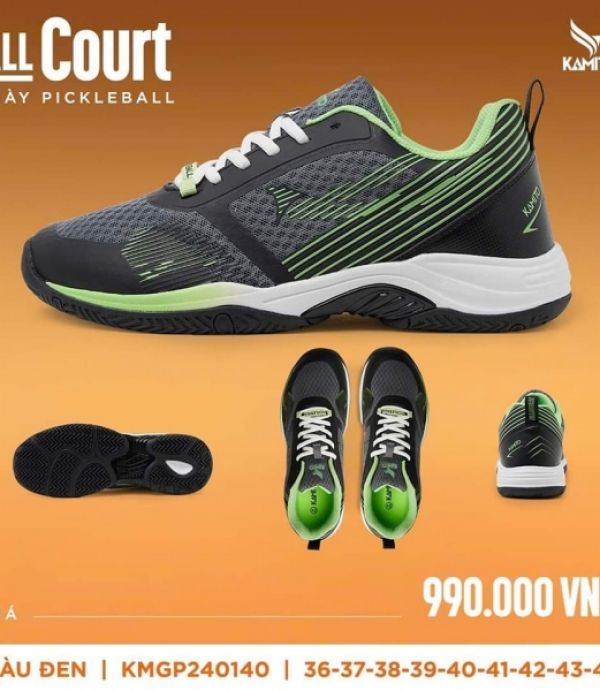 Giày Pickleball Kamito All Court - Xám