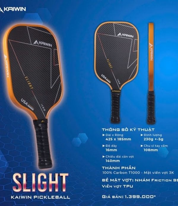 Vợt Pickleball Kaiwin Gamicy Slight - 1 Cây