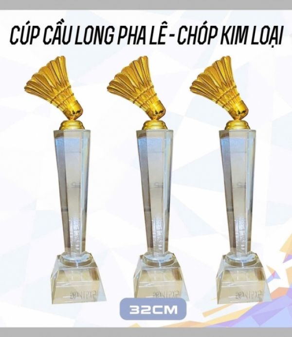 Cúp Cầu Lông - Miễn Phí In