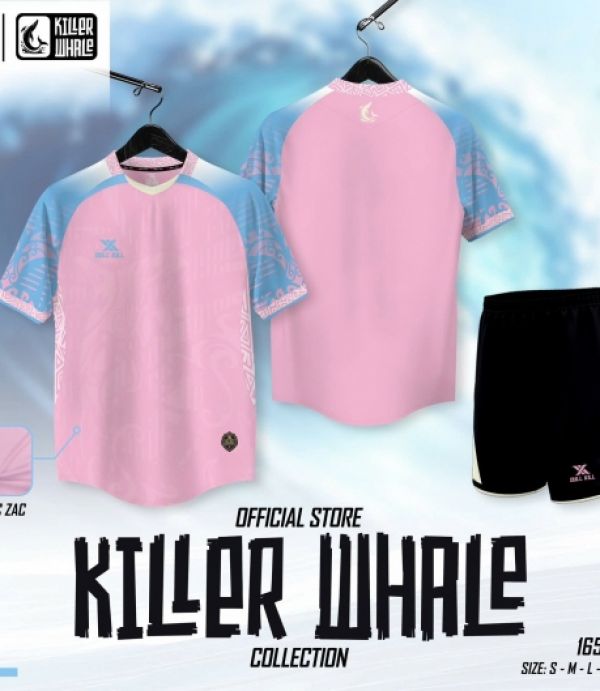 ÁO ĐÁ BANH DULL KILL WHALE - HỒNG