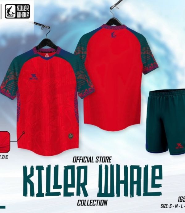 ÁO ĐÁ BANH DULL KILL WHALE - ĐỎ