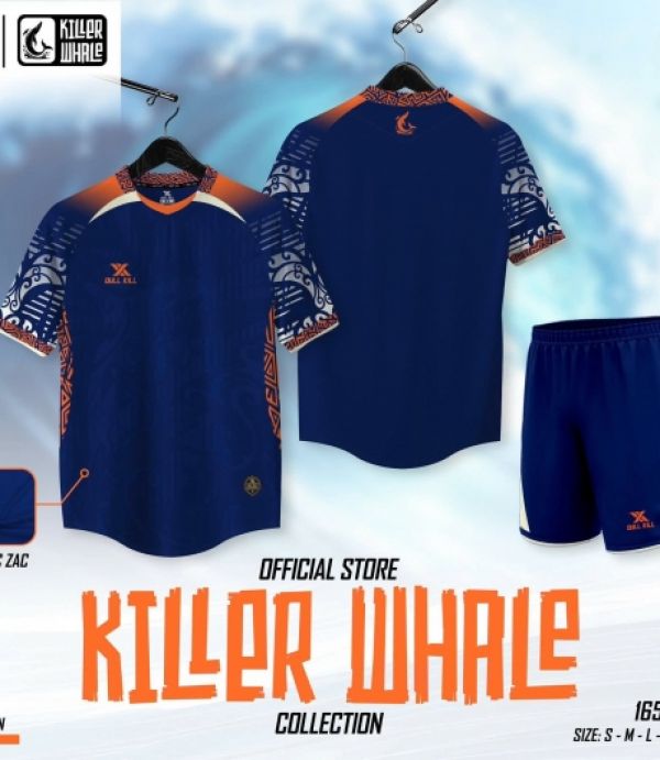 ÁO ĐÁ BANH DULL KILL WHALE - XANH ĐEN