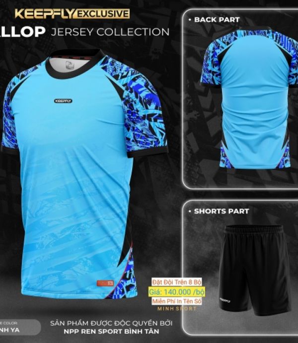 ĐỒ ĐÁ BANH KEEPFLY GALLOP - XANH DA