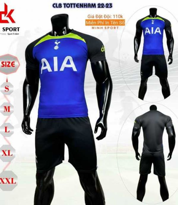 ĐỒ ĐÁ BANH TOTTENHAM XANH DK