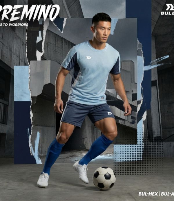 ÁO BÓNG ĐÁ BULBAL PREMINO - XANH BIỂN