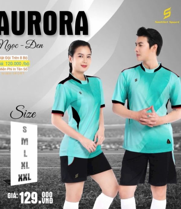 ĐỒ ĐÁ BANH AURORA - NGỌC XANH ĐEN