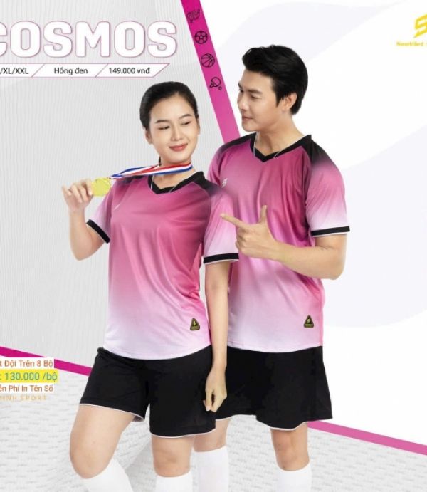 ĐỒ ĐÁ BANH SAO VIỆT COSMOS - HỒNG ĐEN