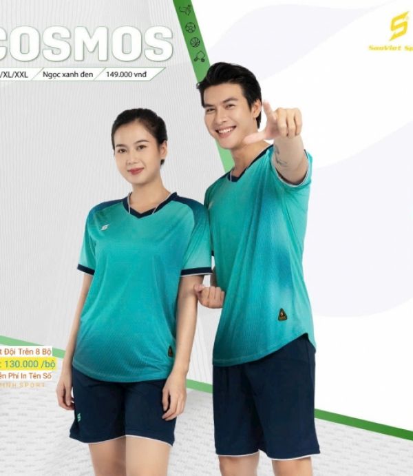 ĐỒ ĐÁ BANH SAO VIỆT COSMOS - NGỌC XANH ĐEN