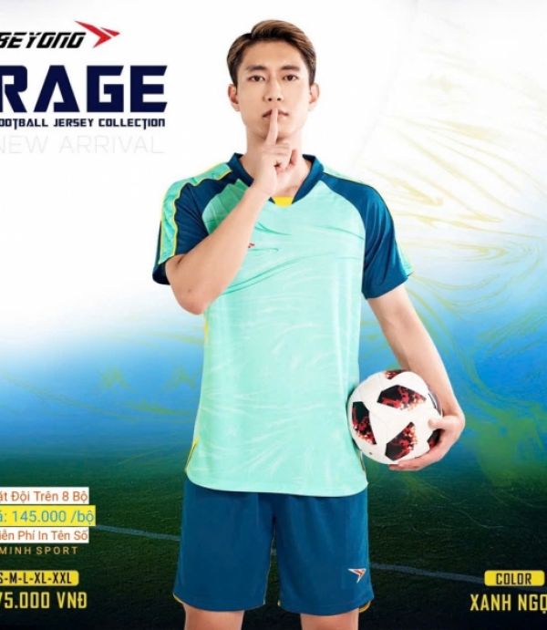 Đồ đá banh RAGE - xanh ngọc