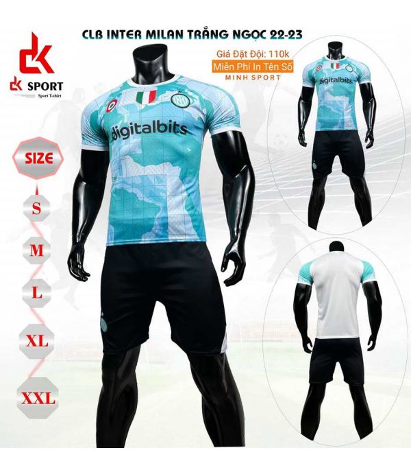 ĐỒ ĐÁ BANH INTER MILAN TRẮNG NGỌC DK ĐỒ ĐÁ BANH INTER MILAN TRẮNG NGỌC DK