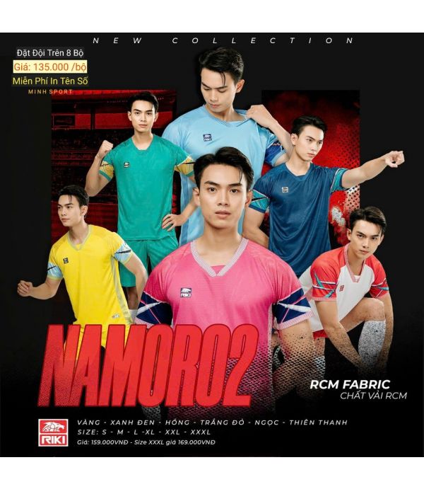 ÁO ĐÁ BANH RIKI NAMOR 2 - XANH NGỌC ÁO ĐÁ BANH RIKI NAMOR 2 - XANH NGỌC